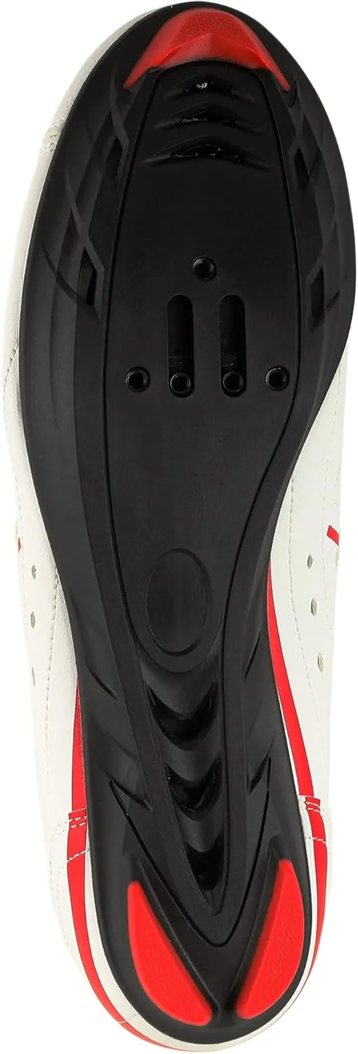 CyclingDeal Bicycle Road Bike Universal Cleat Mount Men's Cycling Shoes with 9-Degree Floating Look ARC Delta Compatible Cleats Compatible with Peloton Indoor Bikes Pedals