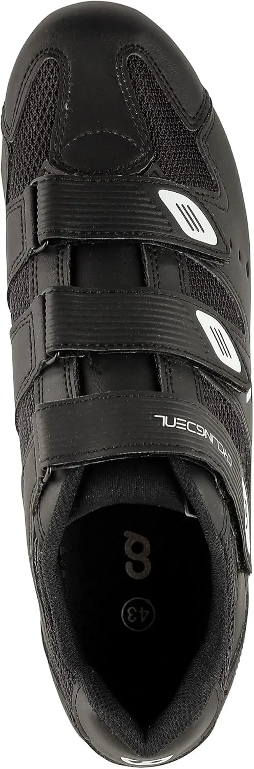 CyclingDeal Bicycle Road Bike Universal Cleat Mount Men's Cycling Shoes with 9-Degree Floating Look ARC Delta Compatible Cleats Compatible with Peloton Indoor Bikes Pedals