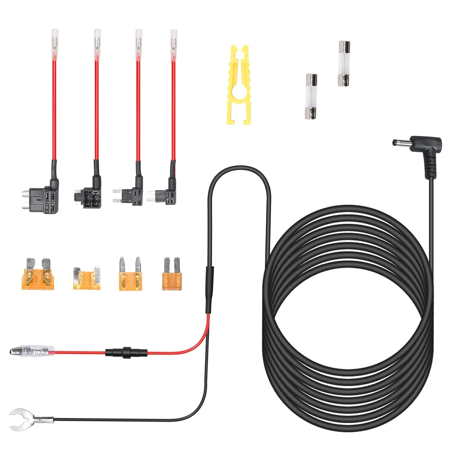 DC3.5 Hardwire Kit Replacement for Cobra RAD 350 380 450 480i XRS9370 XRS955 XRS5300 XRS7700 Whistler Escort Uniden (16FT) ﻿