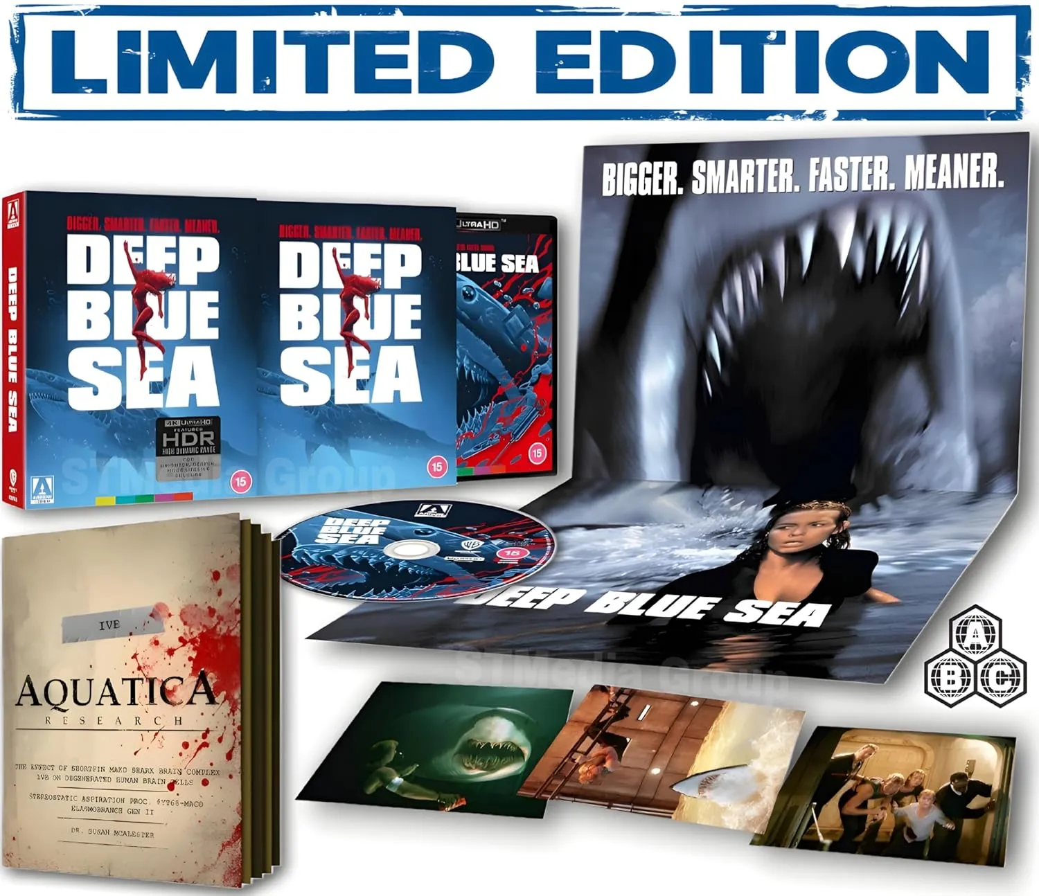 Deep Blue Sea (Limited Collector's Edition) [4K UHD   Blu-ray] [Region Free]