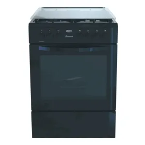 Defy Thermofan  Flamesmaster  600 Gas  Electric Stove Black -DGS606