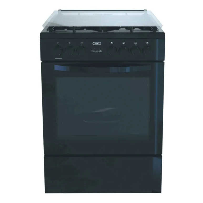 Defy Thermofan  Flamesmaster  600 Gas  Electric Stove Black -DGS606