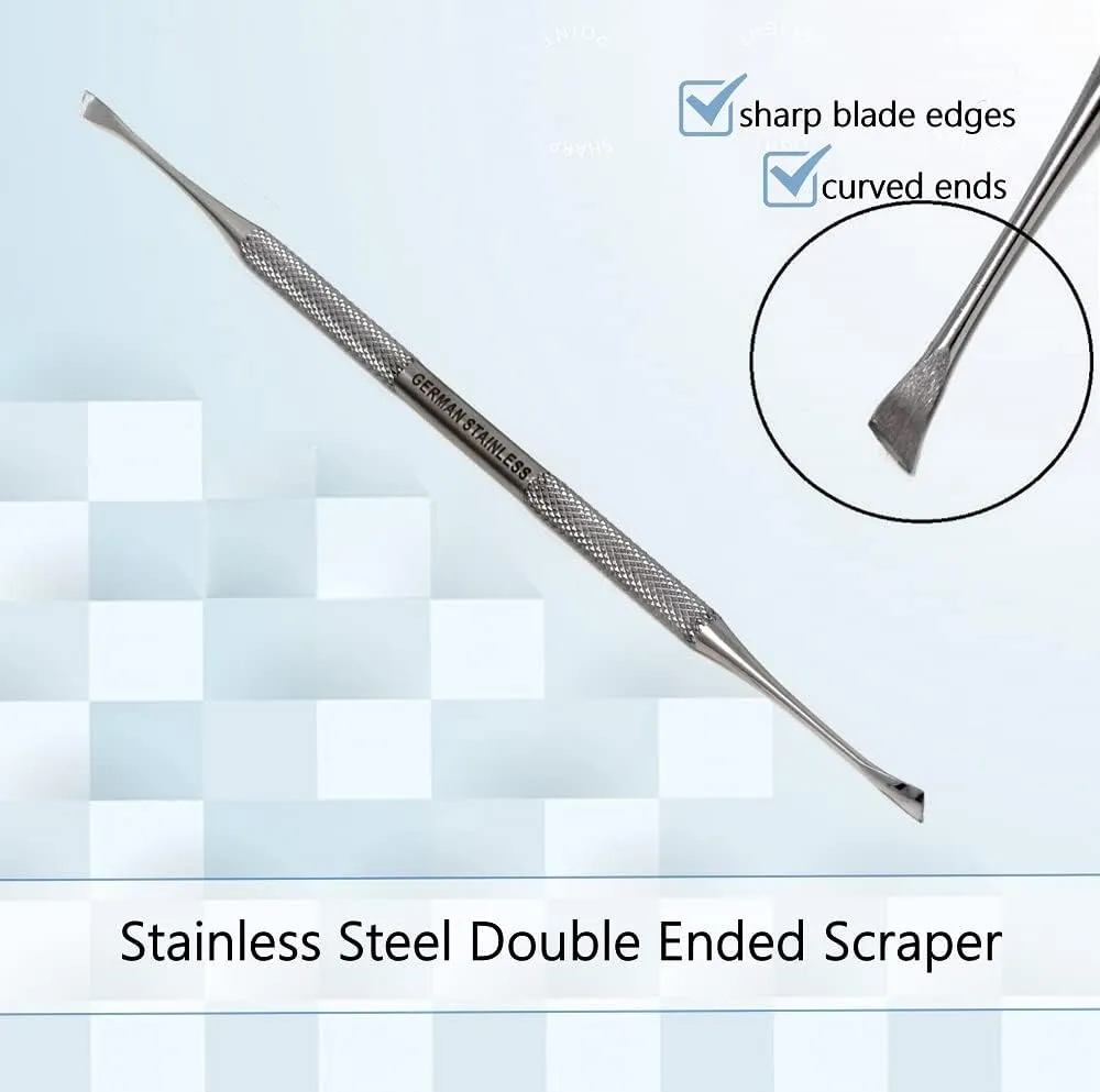 Dental Care Set Dentist Tools Kit of 15 Pcs Professional Calculus and Plaque Remover Dental Hygiene Set Made of Stainless Steel Tarter Scraper, Tooth Pick and Mouth Mirror for Teeth