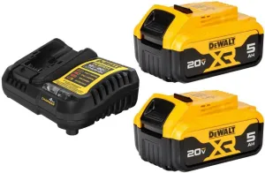 DEWALT 20V MAX Battery Charging Kit, Includes 2 Batteries, 5Ah, Includes Small Storage Bag (DCB205-2CK)