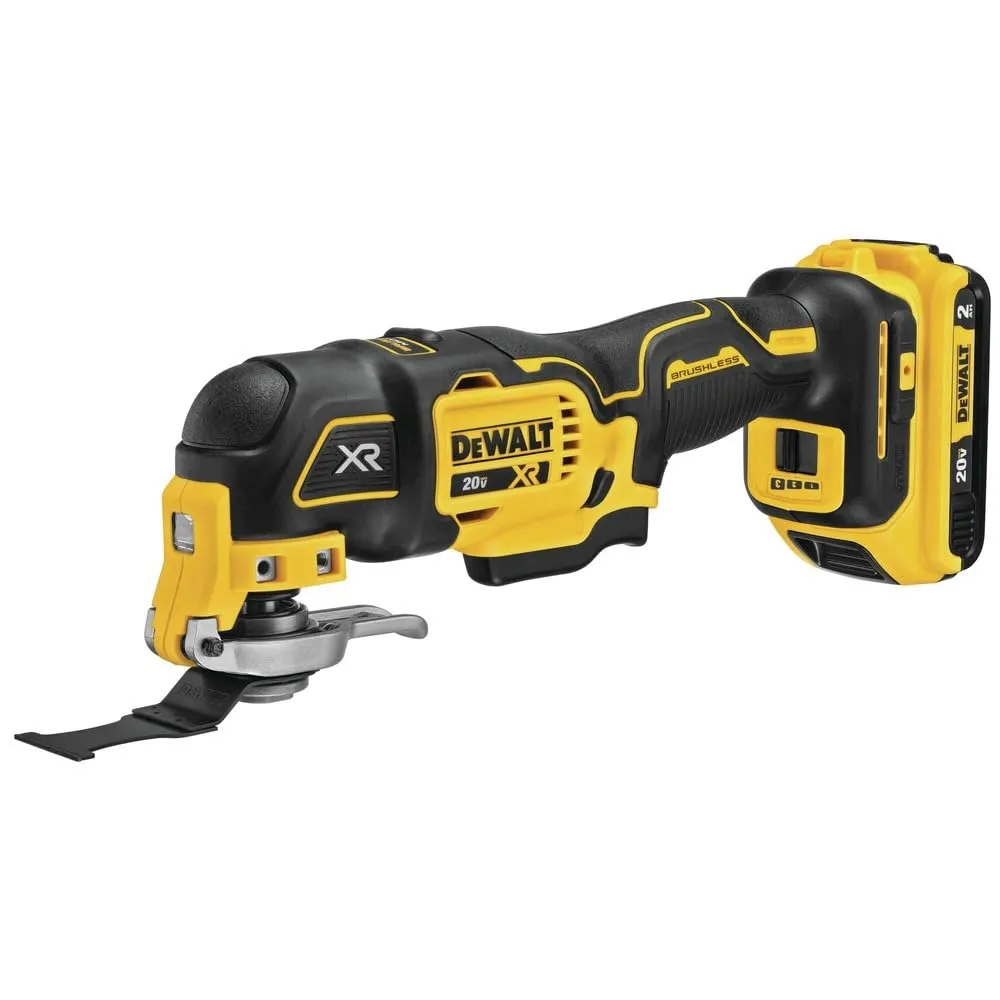 DEWALT 20V MAX Orbital Sander and Oscillating Tool, Cordless Woodworking 2-Tool Set with 5ah Battery and Charger (DCK202P1)
