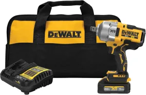 DEWALT 20V MAX XR 3/4 Inch Cordless Impact Wrench Kit with POWERSTACK Battery and Charger (DCF964GH1)