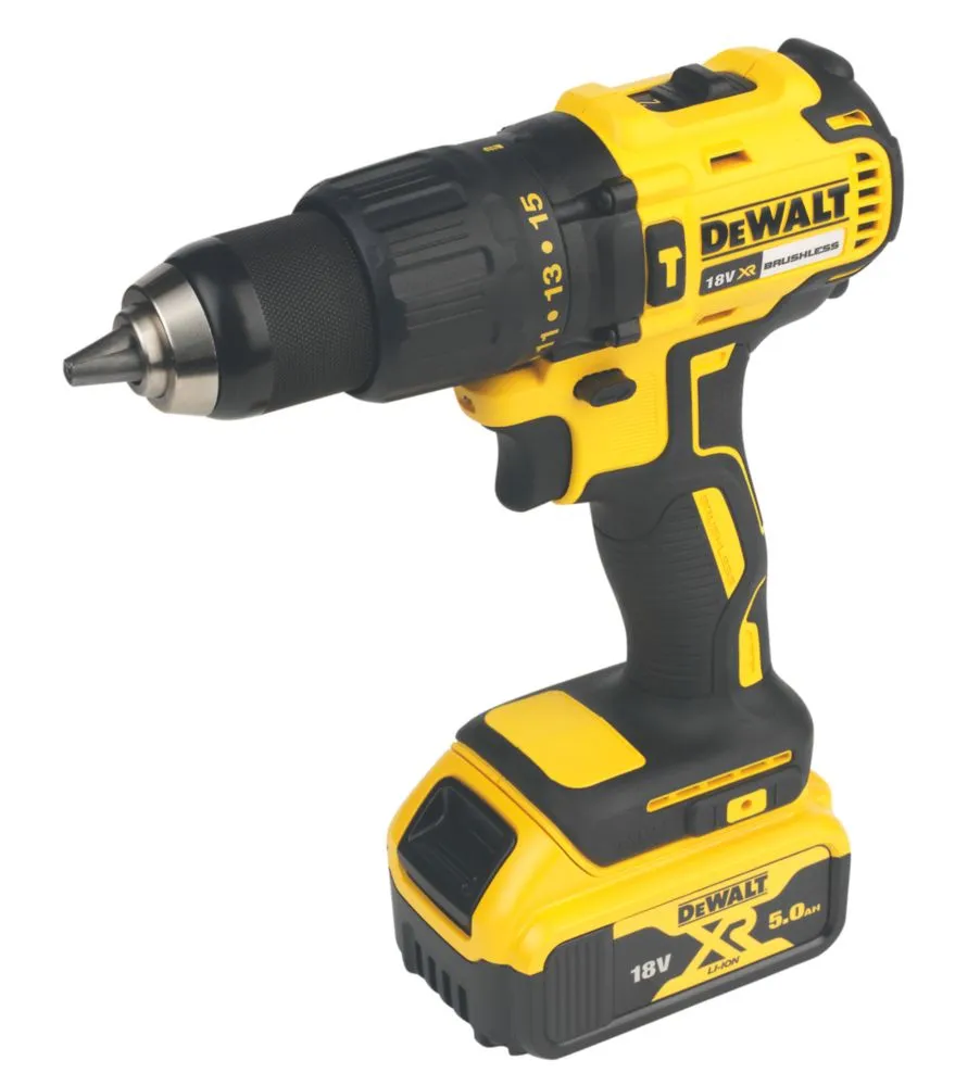 DeWalt DCK328P2T-GB 18V 2 x 5.0Ah Li-Ion XR Brushless Cordless 3-Piece Kit