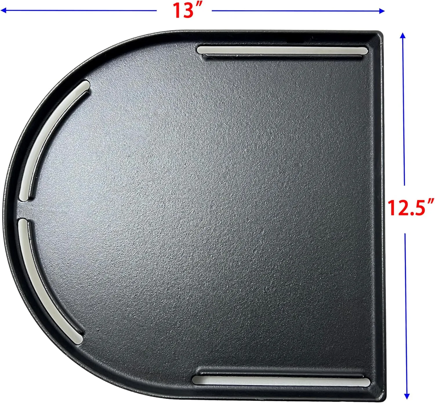 Direct Store DC125 Cast Iron Half Grill Griddle Replacement for Coleman Roadtrip Swaptop Grills LX LXE LXX, Non-Stick Flat Grill Cooking Griddle Pan Accessories, 1 Pack