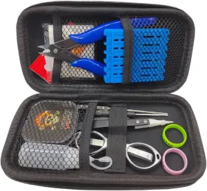 DIY Building Kit Home DIY Tool Set Building Bag,15 Pieces General Household Tool Master kit for Home Maintenance Jewelry Industrial Repairs