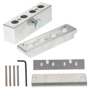 Diy Kit 4 Hole Lipstick Molding Tool Aluminum Alloy Lip Gloss Maker Lipstick Making Set