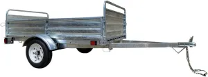 DK2 4.5 ft. x 7.5 ft. Single Axle Hot-Dipped Galvanized Multi-Utility Trailer