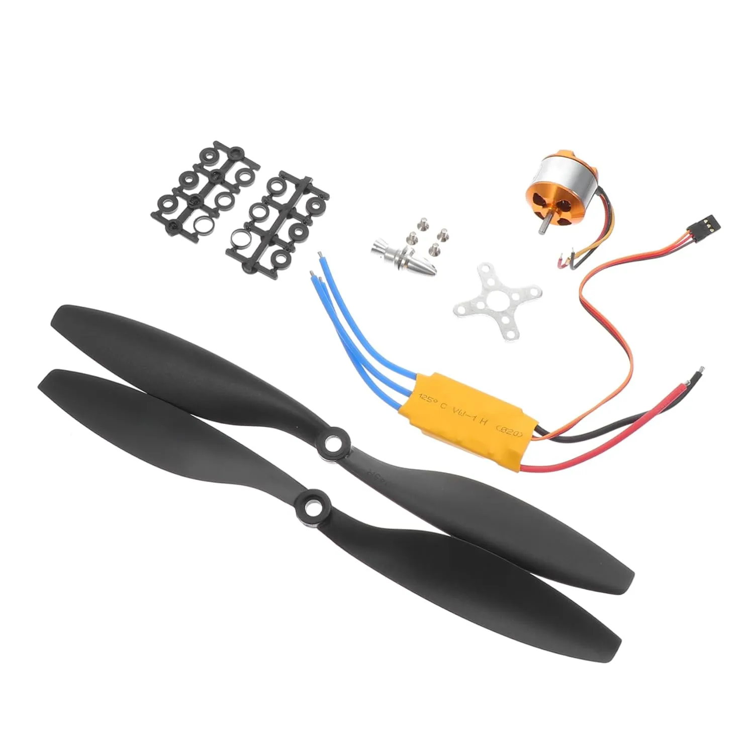 DOITOOL 1set Electric Machinery Screw Kit for Quadcopter Esc Motor Aircraft Accessories for Plane and Helicopter Replacement Safety Function Versatile Use
