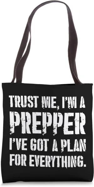 Doomsday Prepper Homesteader Tote Bag