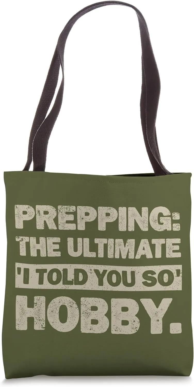 Doomsday Prepper Homesteader Tote Bag