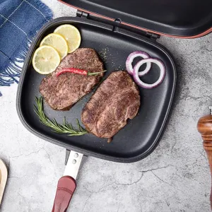 Double Side Grill Fry Pan Cookware