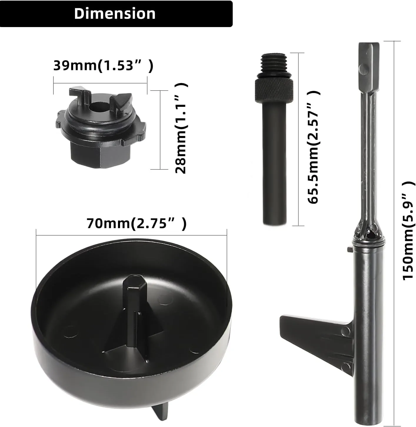 DPTOOL Metal Transmission Oil Filling Tool Compatible with Mercedes Benz 725.0 9-Speed Oil Change Transmission Oil Filler Tool Adapter Replace 725 589 00 90 00, 725 589 02 90 00