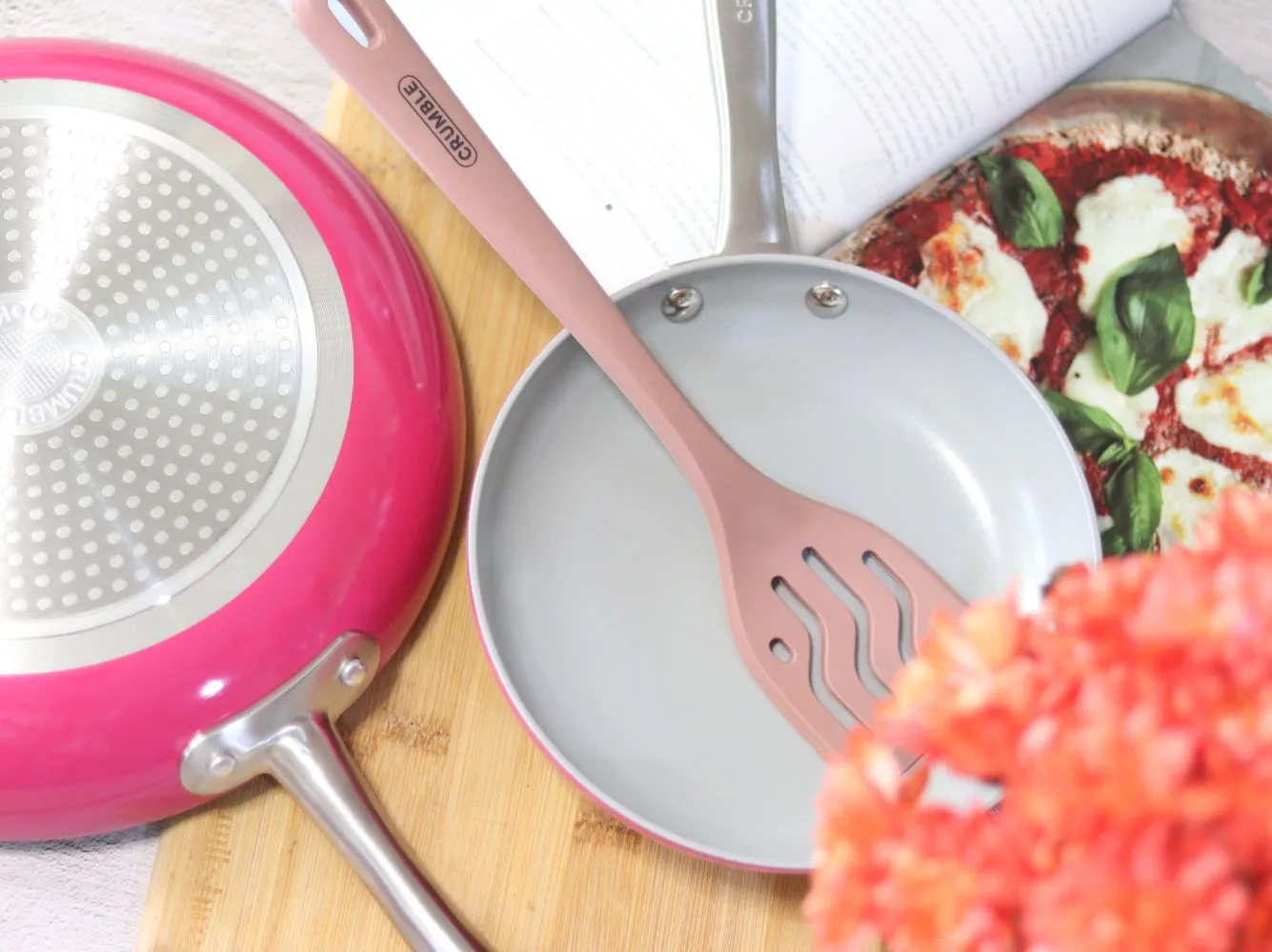 Duo Fry Non-Stick Set - Barbie Pink
