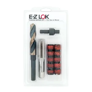 E-Z LOK EZ-329-820 Thread Repair Kit for Metal Carbon Steel Threaded Inserts 1/2-20 and Installation Tools
