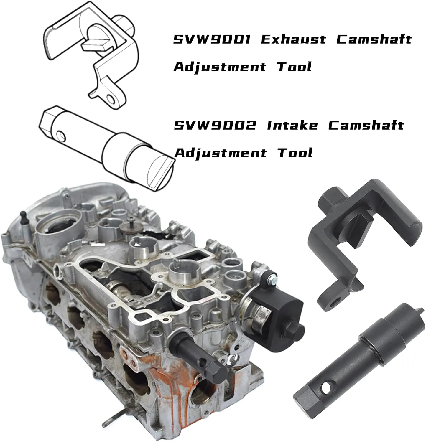 EA888 1.8 2.0 TSI TFSI Camshaft Crankshaft Engine Timing Tool Kit, Compatible with Audi 2.0T, VW VAG 2006-2018, T10354 T10355 T40271 T10352 T10368 T40196 T40191 T40267 T40266 T40011, 28 Pcs