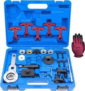 EA888 1.8 2.0 TSI TFSI Camshaft Crankshaft Engine Timing Tool Kit, Compatible with Audi 2.0T, VW VAG 2006-2018, T10354 T10355 T40271 T10352 T10368 T40196 T40191 T40267 T40266 T40011, 28 Pcs