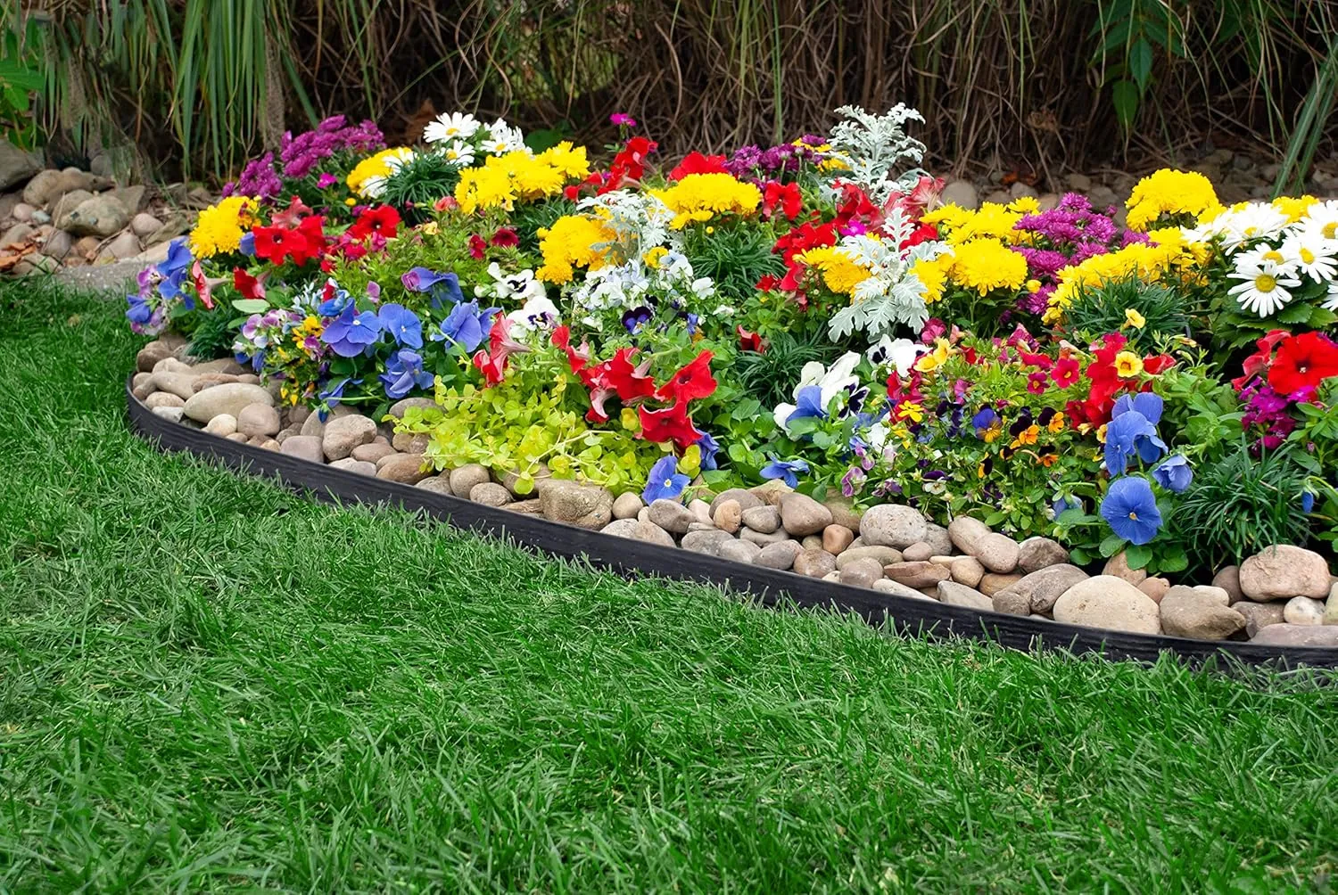 EasyFlex Tall Wall No-Dig Landscape Edging, 90' kit