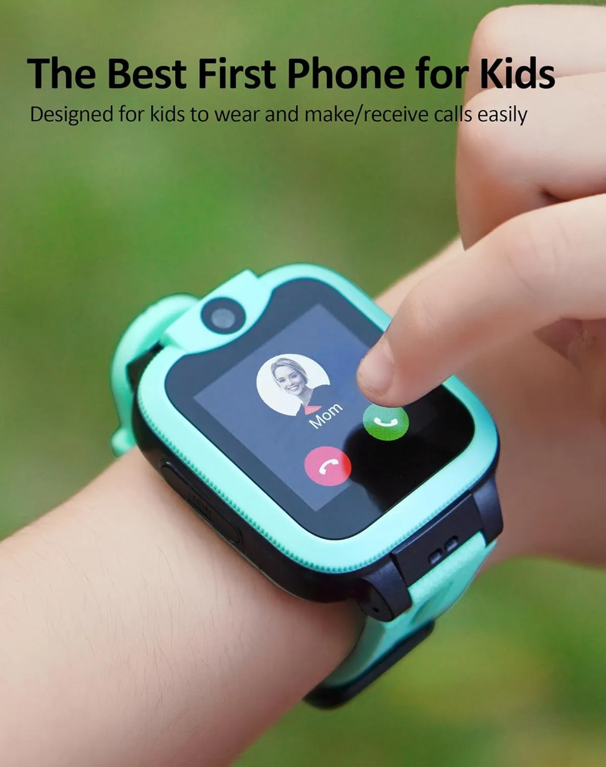 Easyfone Trackino KW2 4G Smart Watch for Kids | GPS Tracking, Call, Text, Activity | Parental Controls | SOS & Safety Features | IP-68 Waterproof | SIM Card Included | Children’s Phone Alternative