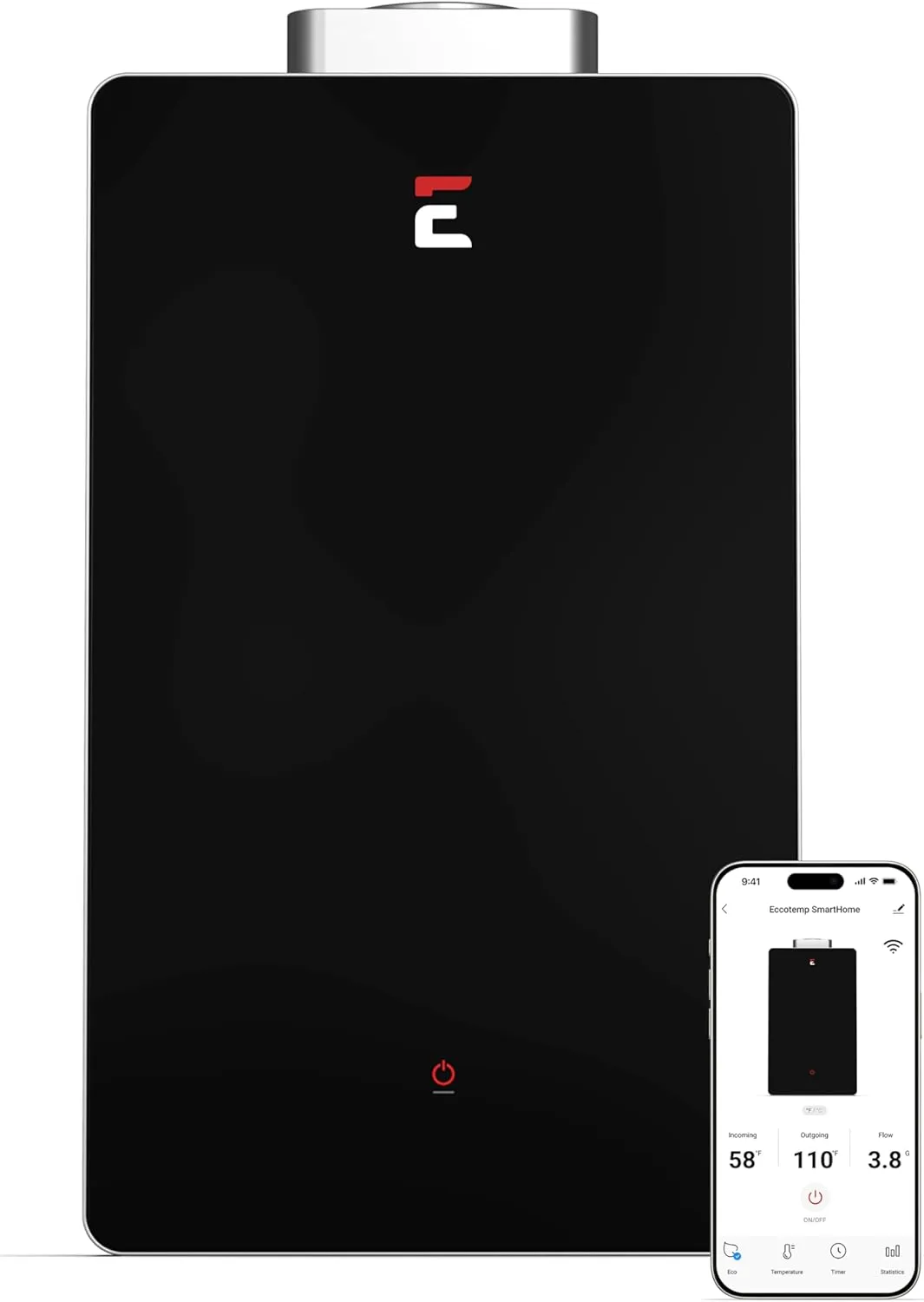 Eccotemp SMARTHOME Indoor 6.8 GPM Liquid Propane Tankless Water Heater