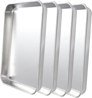 Elegant Stainless Steel Baking Pan Perfect for Barbecue Picnic Family Gathering Party Camping Gourmet Party