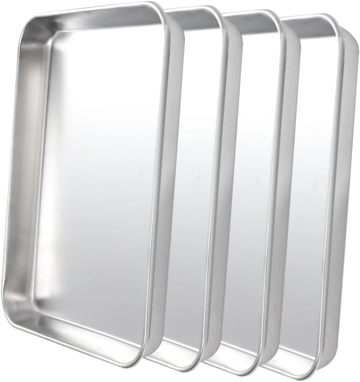 Elegant Stainless Steel Baking Pan Perfect for Barbecue Picnic Family Gathering Party Camping Gourmet Party