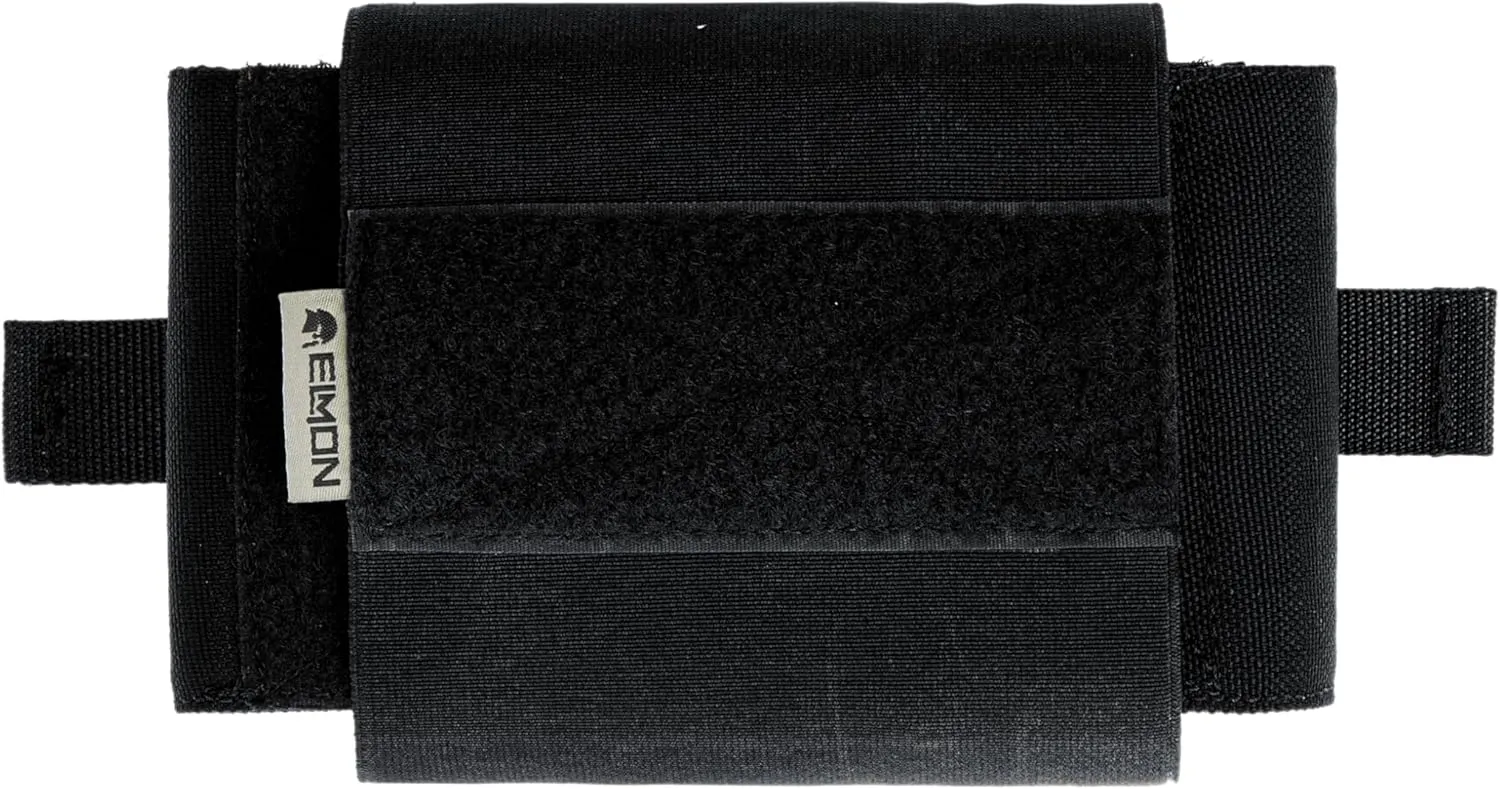 Elmon IFAK Pouch - Quick Access MOLLE Compatible First Aid Kit with Internal Organizer (Black, One Size)