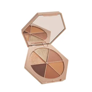 EM COSMETICS Divine Skies Eyeshadow Palette, 6 Ultra Pigmented Matte Shimmer Satin Shades, 9g (Da Vinci)
