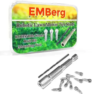 EMBerg Robotic Lawn Mower Wheel Studs Used for Worx Landroid, Robomow, and Husqvarna mowers