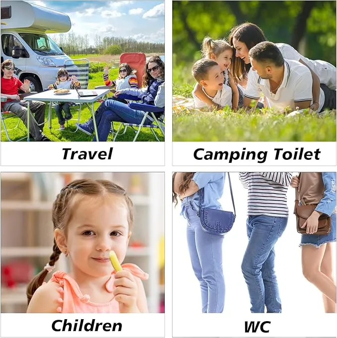 Emergency Urinal Mens Pocket Toilet, Collapsible Urinal Portable Mobile Toilet for Travel Traffic Jam and Camping 750ML