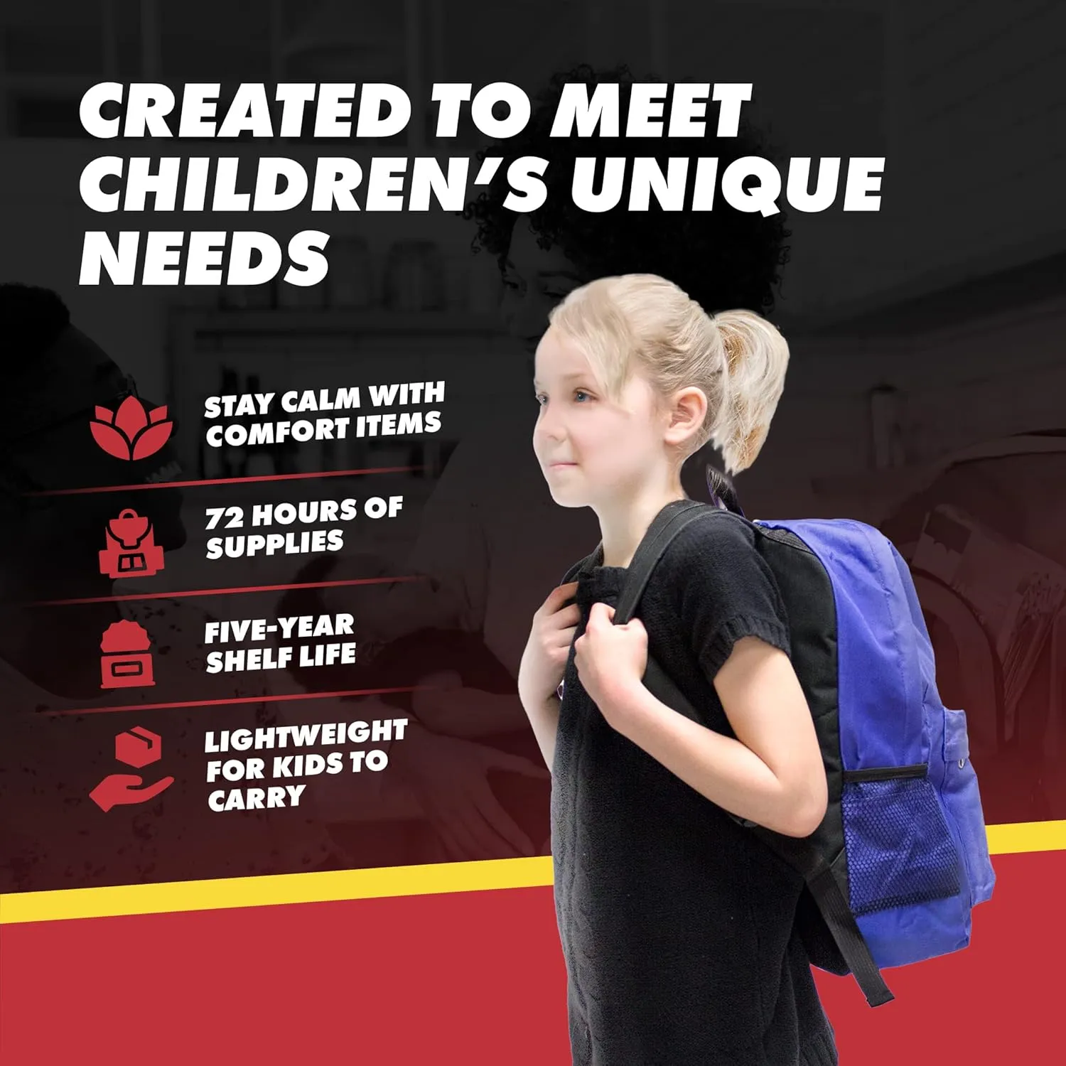Emergency Zone - Keep-Me-Safe Children's Deluxe 72-Hr Emergency Survival Kit