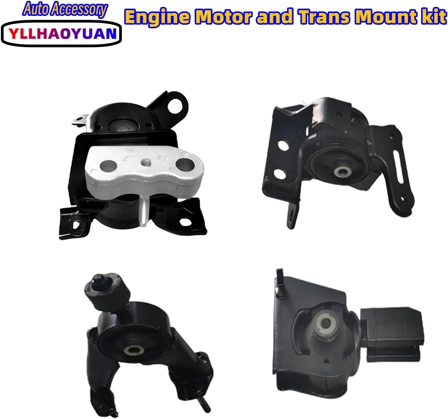 Engine Motor Mount Set Compatible with 2014 2015 2016 2017 2018 2019 Toyota Corolla 1.8L Sedan A42019 A42020 A62023 A42024 A62027 A62030 A42027 A42026