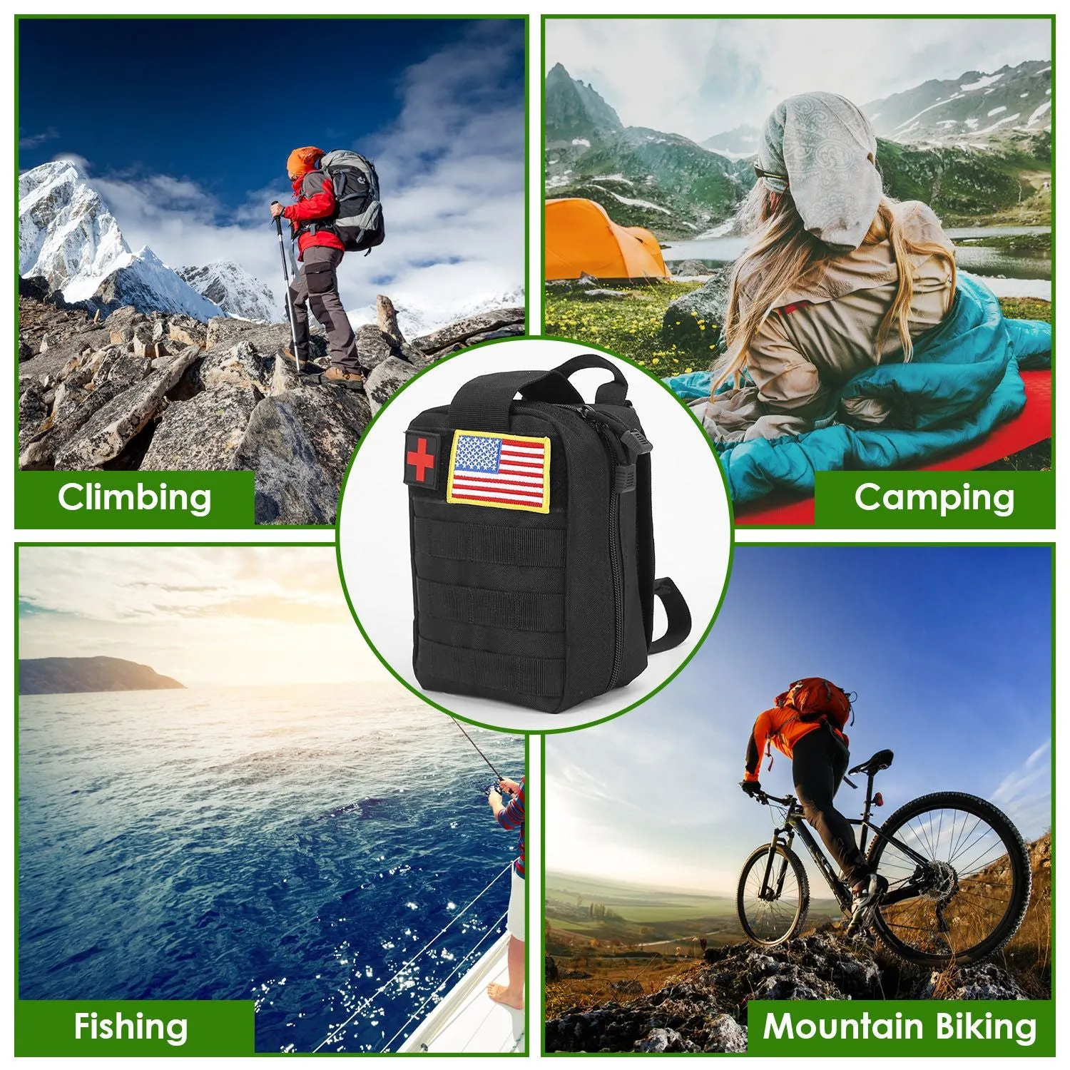 Equipment Survival Tool Reliable service Gear Survival 47Pcs EDC Kit Limited discounts Emergency