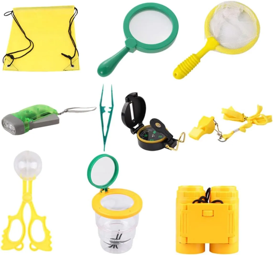 ERINGOGO 10pcs Boys and Girls Insect Observation Kit Outdoor Hiking Tools for Wilderness Exploring Educational Kit for Children