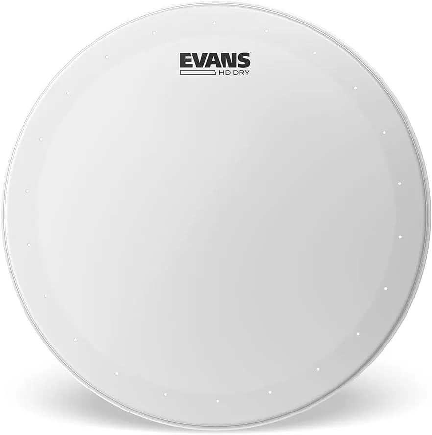 Evans Snare Drum Tune Up Kit - 14 Inch Snare Drum Heads - HD Dry and Clear Resonant Drumheads - EQ Pods - Snare Wires - Drumsticks - Maintenance Accessories