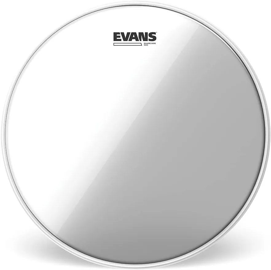 Evans Snare Drum Tune Up Kit - 14 Inch Snare Drum Heads - HD Dry and Clear Resonant Drumheads - EQ Pods - Snare Wires - Drumsticks - Maintenance Accessories