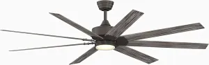 Fanimation MAD7912BGR Levon Custom DC Motor-GR Fan-Multi, Matte Greige
