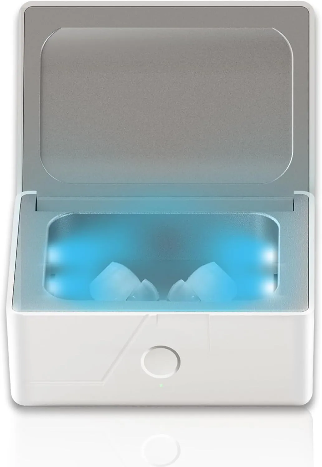 Fastest LED-UV Hearing Aid Dryer and Dehumidifier Accessory | UV-C Ultraviolet Light Box Kit | Removes Sweat & Moisture from Hearing Aids, Wireless Earbuds, and Ear Amplifiers