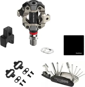 Favero Assioma Pro MX-UP Upgraded Kit | Turn Your Assioma PRO MX-1 into Assioma PRO MX-2 Bundled with Cleaning Cloth, Extra SPD Cleats and Multi Tool Kit