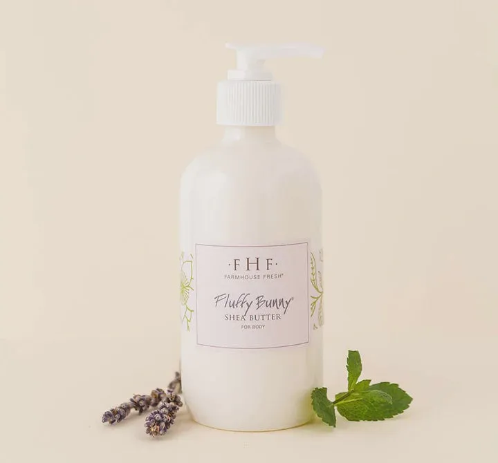FHF Fluffy Bunny Shea Cream Pump Top 8 oz