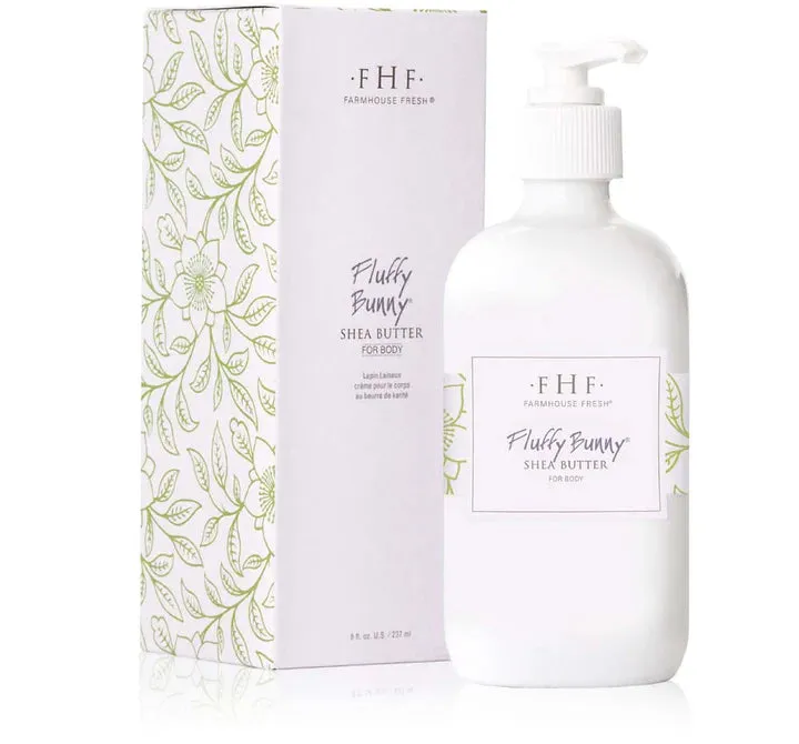 FHF Fluffy Bunny Shea Cream Pump Top 8 oz
