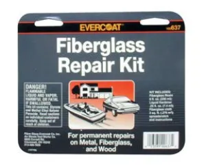 FIBERGLASS REPAIR KIT, 3 SQUARE FEET