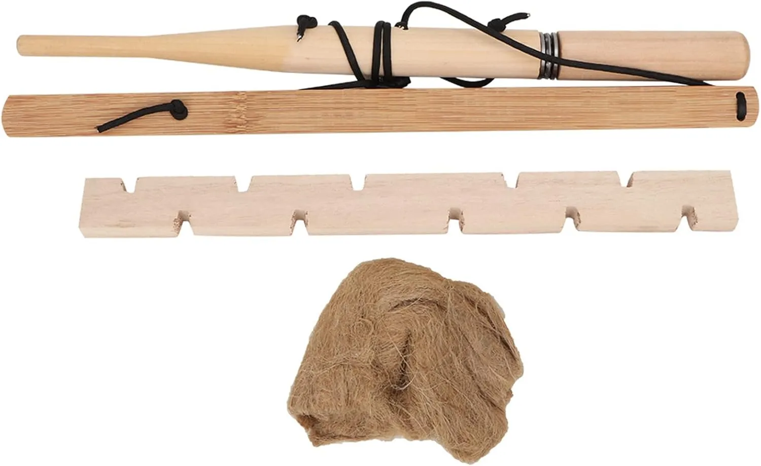 Fire Starter Survival Tool, Wood Bushcraft Gear Fire Starter Kit with Lightweight for Outdoor Camping