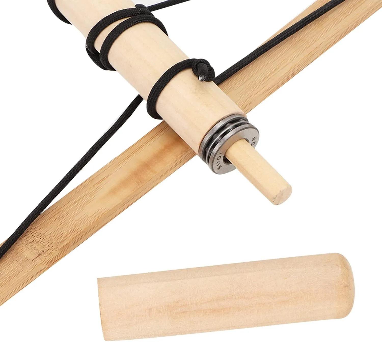 Fire Starter Survival Tool, Wood Bushcraft Gear Fire Starter Kit with Lightweight for Outdoor Camping