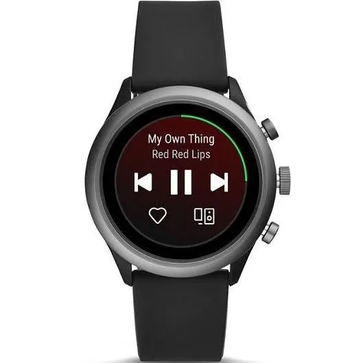 Fossil FTW4019 Black Sport Smokey Smartwatch