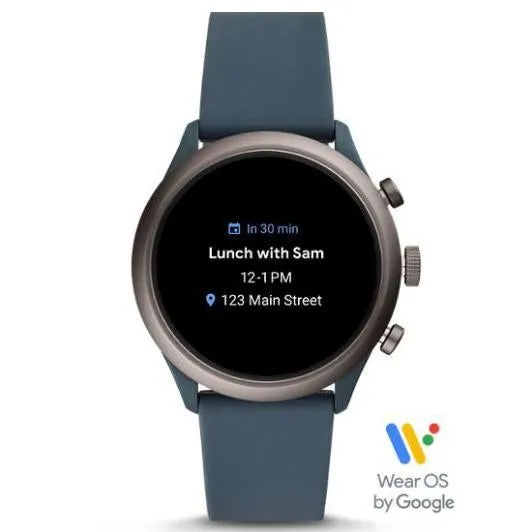 Fossil FTW4021 Smokey Blue Gen 4 Sport Smartwatch