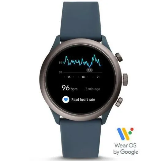 Fossil FTW4021 Smokey Blue Gen 4 Sport Smartwatch